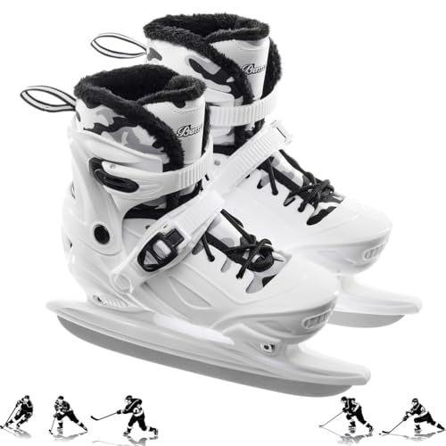 PJIRBZGG Adjustable Ice Hockey Skates