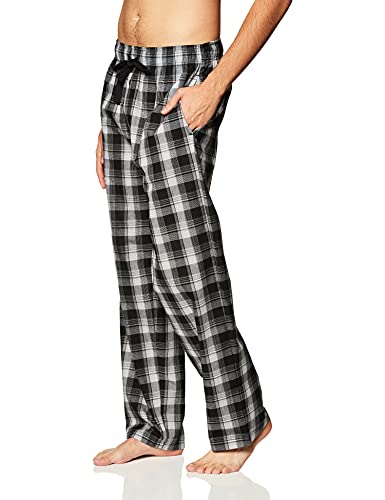 Fruit of the Loom Men's Woven Sleep Pajama Pant, Ebony, 6XL2
