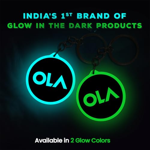 Image of Mi Glow Store Glow in Dark Keychain for Bike Men | Gift for Man | Bike Accessories | Charges in Light Glows in Dark | Key chain for Bike