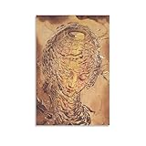 Prêt à encadrer ou peut être accroché au mur à l'aide de supports d'affiches, de clips, de punaises ou de punaises.