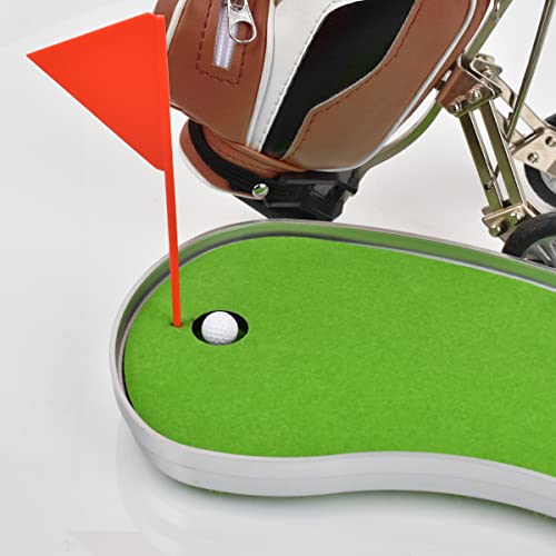 Dual-Purpose Golf Gift Golf Pen Holder With 3 Pieces Golf Pen Set,Office Desk Decor, Golf Cake Topper Golf Birthday Gifts For Golfer Golf Fans Souvenir Women Men Dad #TOP5