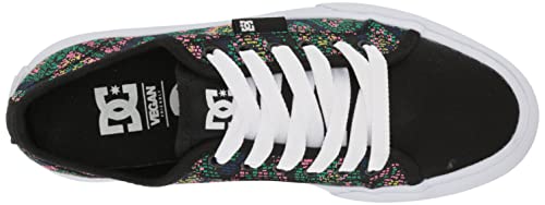 Dc Women's Manual Skate Shoe, Blue Plaid, 8 #TOP4