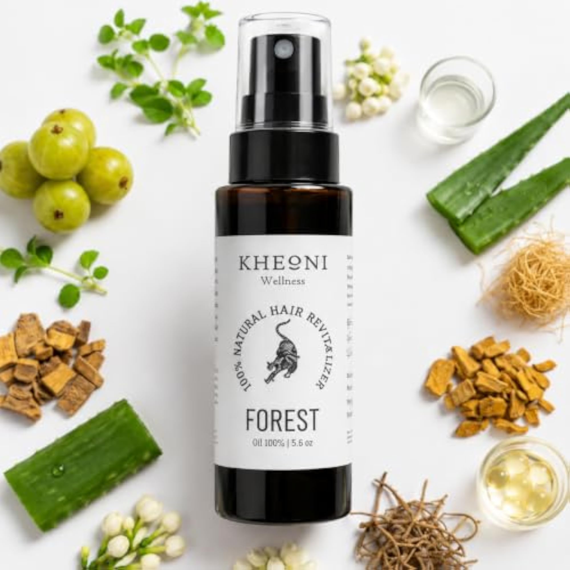 100% Natural Hair Reviver Spray for All Hair Types, 100ml