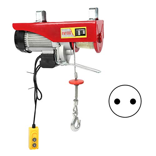 Cabrestante eléctrico 500 kg 1000 1800 W para todo terreno elevador de techo color rojo 220
