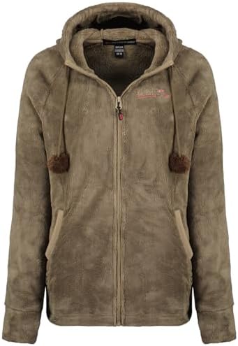 Veste Polaire Geographical Norway Femme - Chaud Et Léger - Taille S Marron