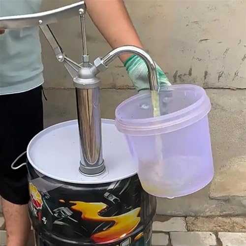 Bomba de palanca para bidón de aceite manual con mango ergonómico 3