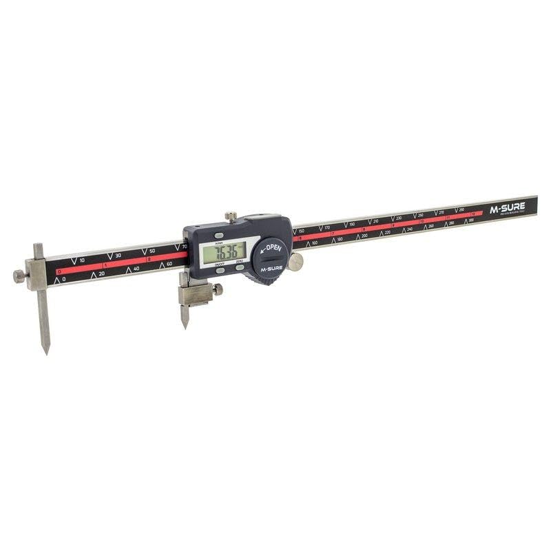 M-SURE MS-240-300 Digital Caliper Centre Pitch 5-300mm (0.2-12 inch) MS-240 Series