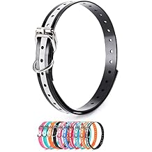 Replacement Collar Strap, Compatible with Petsafe,PATPET,Sportdog,Garmin,Dogtra,etc Most Training Collar/Fence Reciever, 3/4,Reflective,Adjustable,Metal Buckled,Waterproof Black