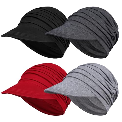 4 Pcs Gorra de Béisbol Suave de Bambú para Mujeres miniatura 1