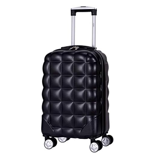 Flight Knight ABS 3 Tamanos Maleta Ligera M�ximus Permitidas De Air France, Alitalia Entre Muchas Otras! Iberian, EasyJet Maleta De Mano 55x35x25 cm Maletas De Viaje Grandes 4 Ruedas