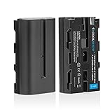 Totalmente compatible: se puede cambiar con batería y cargador NP-F970/960/770/750/570/550/530/330. Funciona con videocámaras Sony como la serie CCD-TR y más (consulta la lista de compatibilidad completa en la descripción).