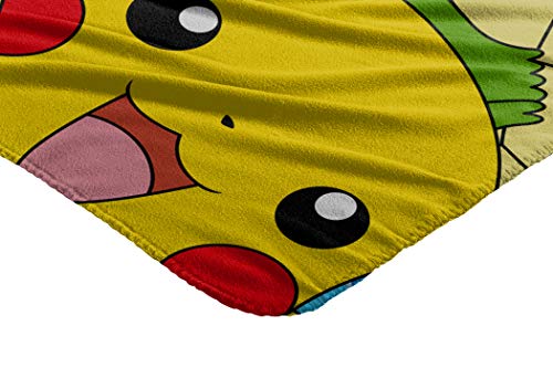 Pokémon, "Meet The Group" Fleece Throw Blanket, 45" X 60", Multi Color #TOP2