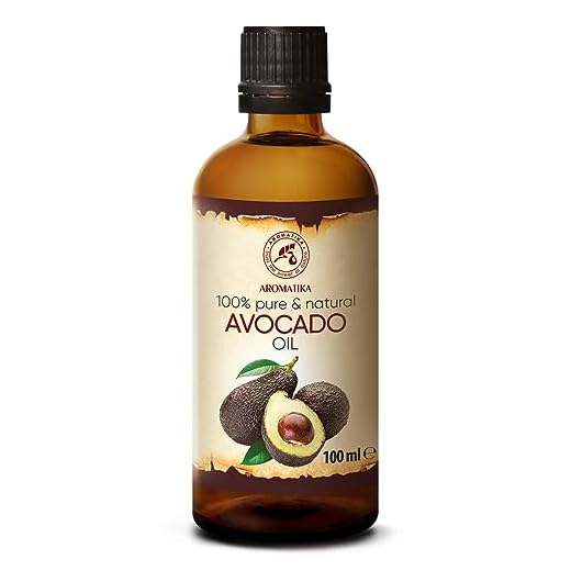 Aceite de Aguacate - 100ml - Persea Gratissima - Prensado en Frío - Avocado Oil - Aceite Base - Aceite Portador - Aceite para la Piel - Cuidado del Cabello - Aceite de Baño