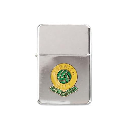 Knight Norwich City football club stormproof petrol lighter