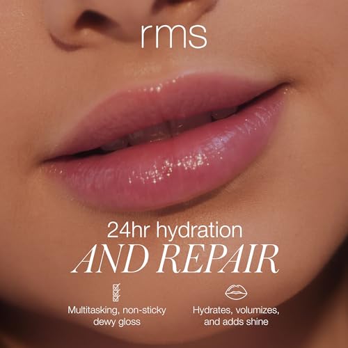 RMS Beauty Liplights Cream Lip Gloss (Crush) Lipnight Overnight Lip Mask