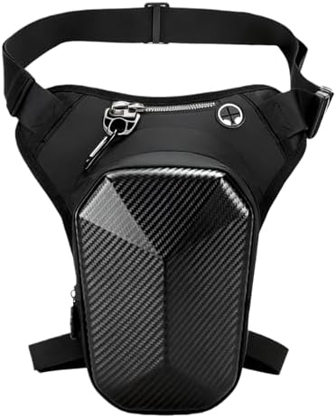 SPORWAY Bolsa de pierna para motocicleta: bolsa para el muslo, ri...