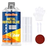 Metal Glue Heavy Duty,80g Liquid Metal Repair Paste, Suitable for Aluminium, Iron, Copper and Plastics,Strong glue, Heat Resistant and Waterproof, Designed for Automotive Repairs and Pipe Maintenance