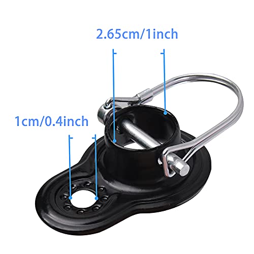 Midube Black Bike Trailer Coupler Hitch, Coupler Hitch Attachments For A Wide Range Of Bicycle Carriers, Bicycle Trailer Accessories, Trailer Sizes #TOP2