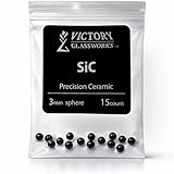 Silicon Carbide Ball Bearings, 3mm, Aerospace Grade, Superior Corrosion Resistant...