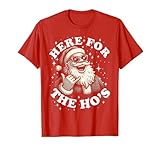 Photo Gallery divertente gag retro christmas only here for the ho s santa shaka maglietta Photo Gallery divertente gag retro christmas only here for the ho s santa shaka maglietta