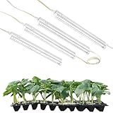 [5000K Full Spectrum Light]: RWNTAO T5 grow lights 1FT provide indoor plants with full-spectrum sunlight replacement. We provide the most reasonable grow light wave based on the ratio of the absorption of the plant. [Ultra Bright High PPFD]: 120 LED ...