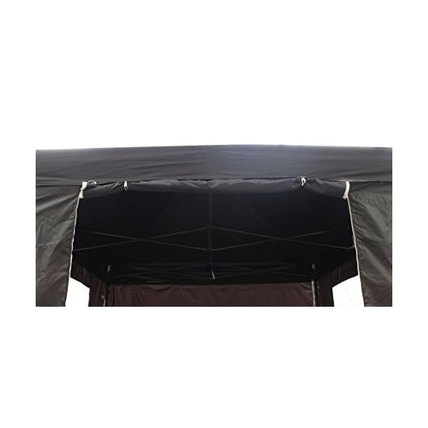 All-Seasons-Gazebos-3x3m-Heavy-Duty-Fully-Waterproof-Pop-up-Gazebo-With-4-Side-Walls-and-Accessory-Pack-Black All Seasons Gazebos 3x3m Heavy Duty Fully Waterproof Pop up Gazebo With 4 Side Walls and Accessory Pack - Black