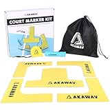 AKAWAV Pickleball Court Markers Pickleball Court Lines Pickleball Lines for Court Pickleball Markers Temporary Pickleball Court Lines Pickleball Lines kit Pickleball Court Marking kit
