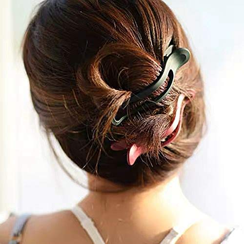 6Pcs Hair Claws Clips No Slip Strong Hair Clips Teeth Curve Durable Alligator Duck Bill Jaw Clips Hair Styling Accessories (01) #TOP3