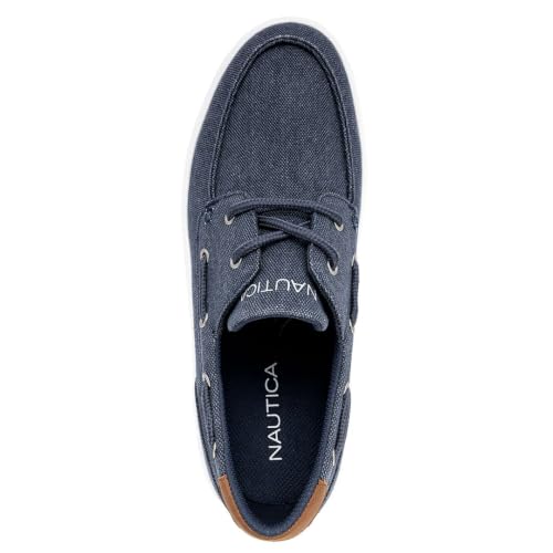 Image of NAUTICA Men's Lace-Up Boat Shoe Casual Loafers Comfort Sneaker - Walking Moccasin