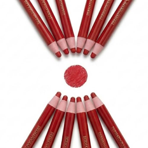 12-Pack 6color Grease Pencils Grease Pen China Markers for Glass Metal Wood