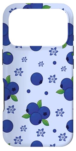 Blueberry Fruit Pattern - Fruitarian Blueberries Case for iPhone 17 Pro