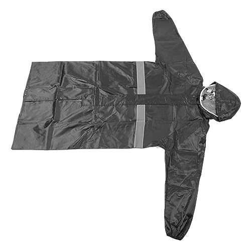 Capa de Chuva de Uma Peça, Tecido Oxford Fashion Respirável à Prova d'água Estilo Longo Capa de Chu