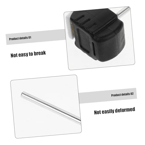 Accesorio para pedal de bombo de acero inoxidable miniatura 7