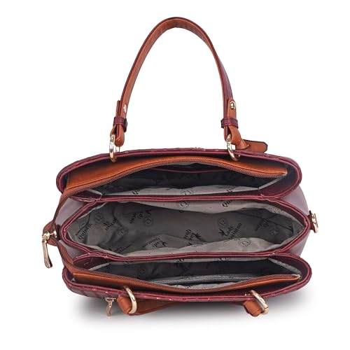 Image of Lady Quinton Women's Striped Line Handbag for Women| Ladies purse | Stylish Shoulder Bag | Gift for Women