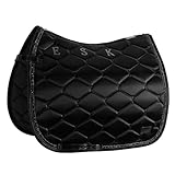 beidseitige Eskadron-Embleme Eskadron Schabracke SHINEGLOSS CRYSTAL b.w.e. black DL, navy