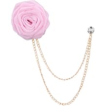 Rose Flower Brooch Pin Wedding Brooches for Men