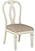 Signature Design by Ashley Realyn French Country Ribbon Back Dining Chair, 2 Count, Chipped White