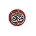 Neverending Story Auryn Pendant - Gold and Silver Tone (Atreyu's Pendant)