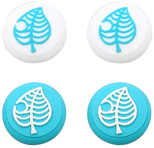 NEU 2020 2 Paar Niedlicher Ersatz Silikon Analog Controller Joystick Daumenstiel Griffe Kappenabdeckung Für Switch/LITE Controller-Blätter (Blau) Cover