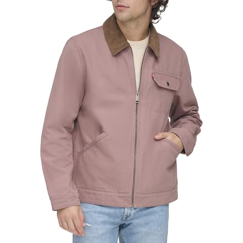 Levi's Men's Workwear Depot Jacket Coat, Mauve, 2XL