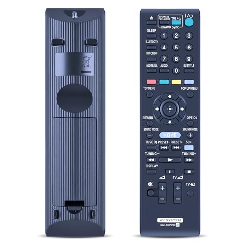 CLVIZCXOM RM-ADP090 Remote Control Replacement for Sony DVD Home Theatre BDV-E2100 BDV-E4100 BDV-EF1100 BDV-E3100 BDV-E6100 RMADP090 Remote Control