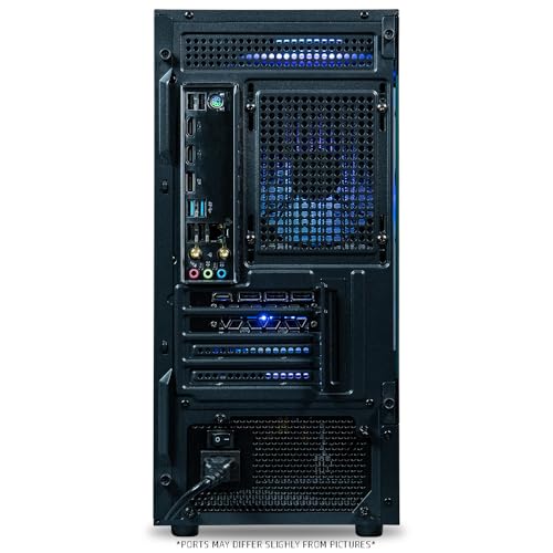 Image of ViprTech Stryker 1.0 Gaming PC - Intel i5-9400F (4.1GHz Turbo), AMD RX 580 8GB, 16GB DDR4, 500GB SSD, WiFi BT, Win 11 Pro, RGB, Desktop Computer Prebuilt, Black
