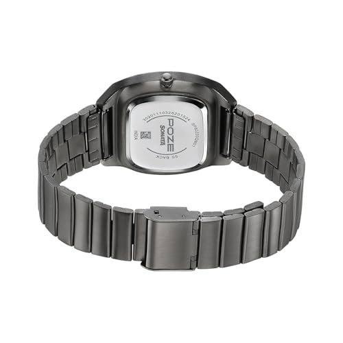 Image of Sonata Poze 9 with Quartz Analog with SS Sheet Metal Strap Watch for Unisex