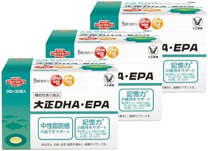 Amazon | 大正製薬 【機能性表示食品】 大正DHA・EPA 〔DHAEPA600 