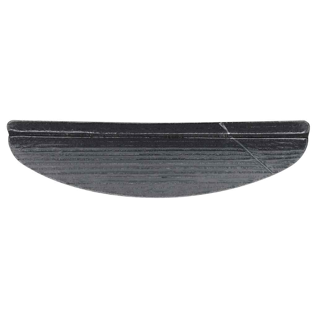 Alfombrillas autoadhesivas para escalones de fieltro punzonado, 15 unidades, 56 x 17 x 3 cm, color azul, antideslizantes, para escaleras de madera con tiras adhesivas, protección contra