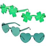 Utilisation polyvalente : ces lunettes de la Saint-Patrick sont parfaites pour les célébrations, les défilés, les événements costumés, les spectacles sur scène, ou comme accessoires photo. Ces cadeaux de fête de la Saint-Patrick aident à capturer des moments inoubliables.