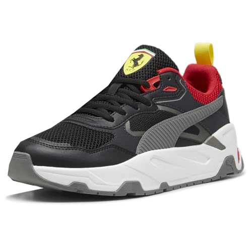 PUMA Mens Scuderia Ferrari Trinity Lace Up Sneakers Shoes Casual - Black2