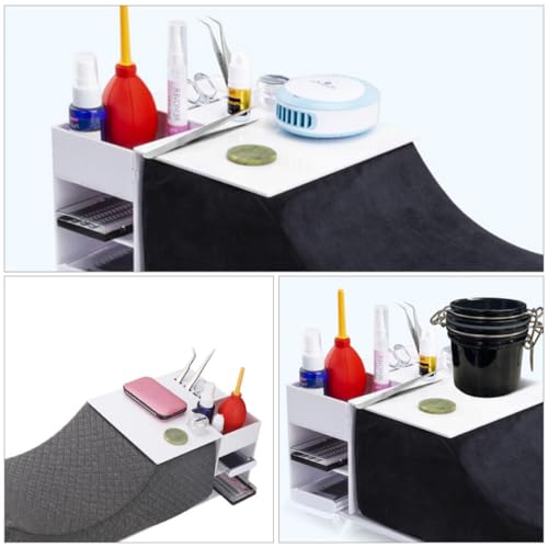 Console acrylique pour extensions de cils au design blanc épuré - 4