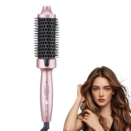 Wavy Chic Hot Brushes for Hair Styling, Fluffy Styling Thermal Brush for Short Hair & Long Hair, Refuse Collapse Styling Heated Round Brush, Ceramic Curly Hair with Negative Ions, 30s Heat-Up