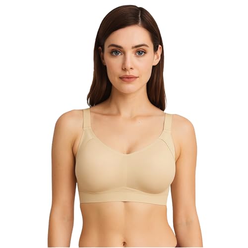 Image of Viola's Secret 6 Pack of Color Print T-Shirt Bras B Cup C Cup and D Cup